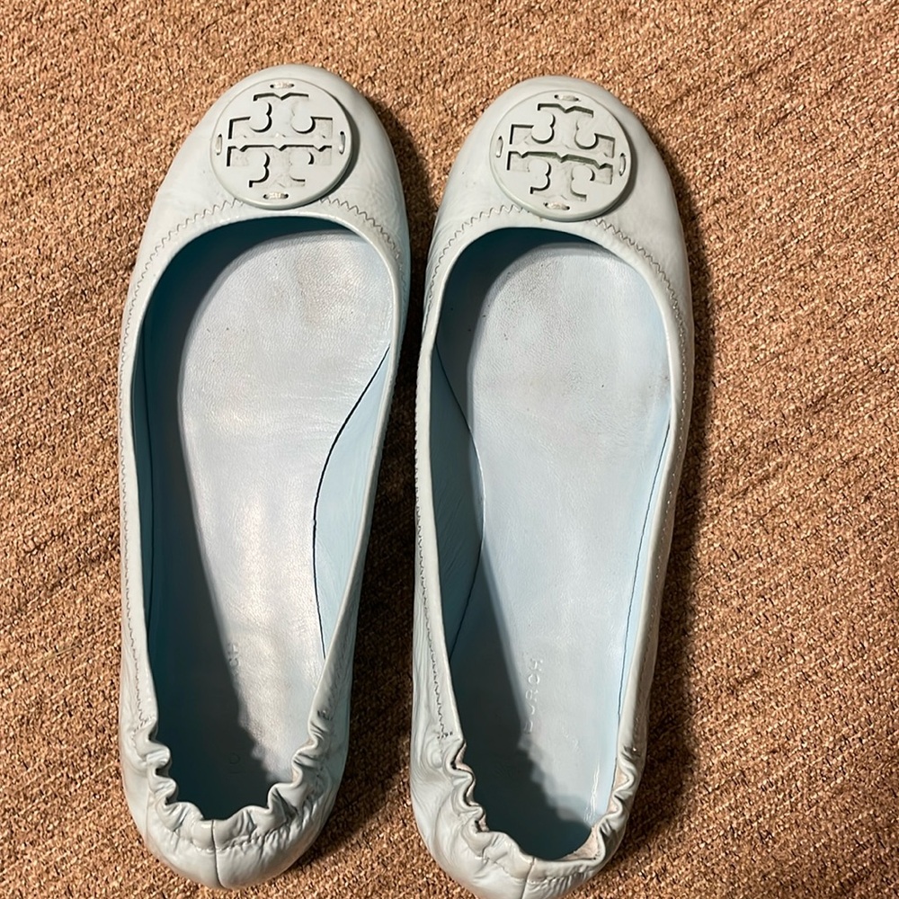 Tory Burch patent ballerina flats